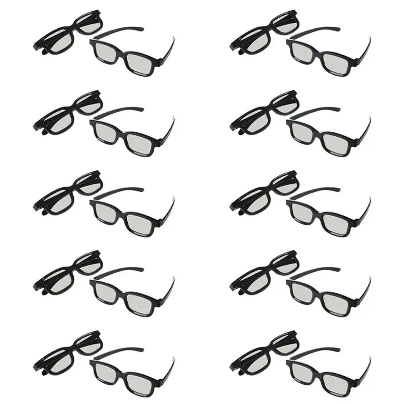 

3D-очки TEXU для 3D-телевизоров и кинотеатров - 20 пар