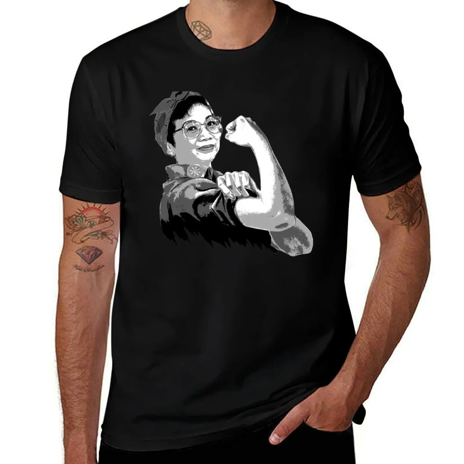 Empowered (International Women's Day March 8) T-Shirt t shirt man plain T-Shirt