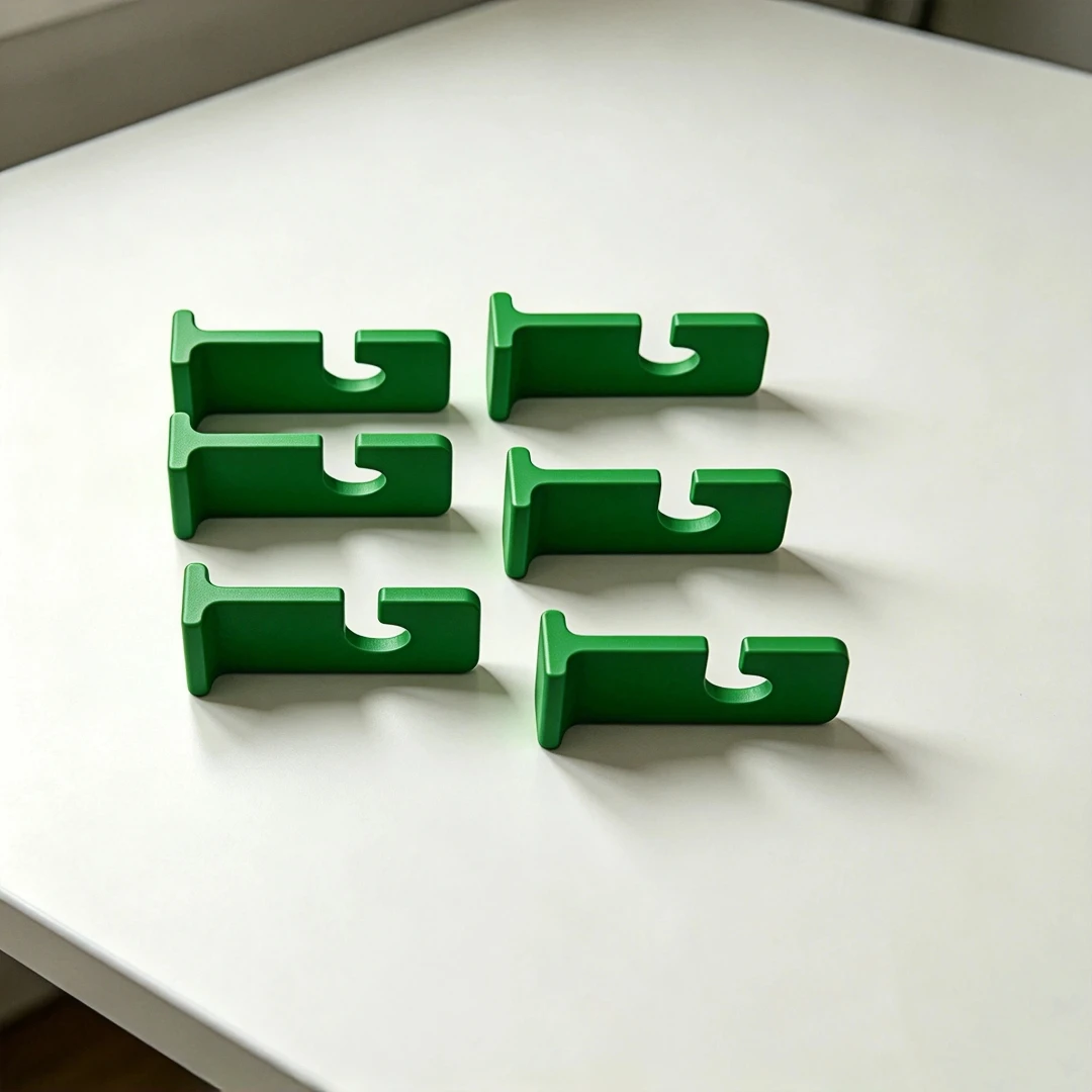 4pcs Egg Roll Table Special Hooks; Multi-functional Table Edge Hanging Rack; Picnic Camping Hanging Trash Bag Holder