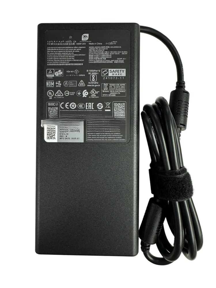 

Slim Tip 20V 20A 400W AC Adapter Charger For Lenovo Legion Pro 7i Power Supply