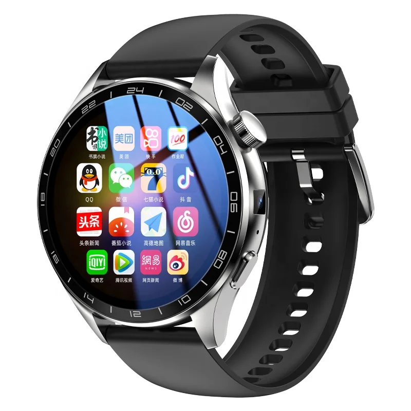 4G full Netcom global calls K11 4G LTE for Android smart watch sim card 1.43-inch 4G AMOLED Screen Smart Watch