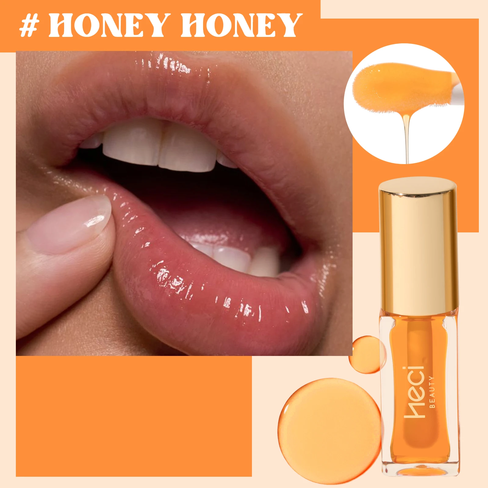 2 個の保湿プランピング リップ バーム、透明感のある色合いのための栄養プランピング リップ オイル、ビーガン & クルエルティフリー、フルジューシーな唇