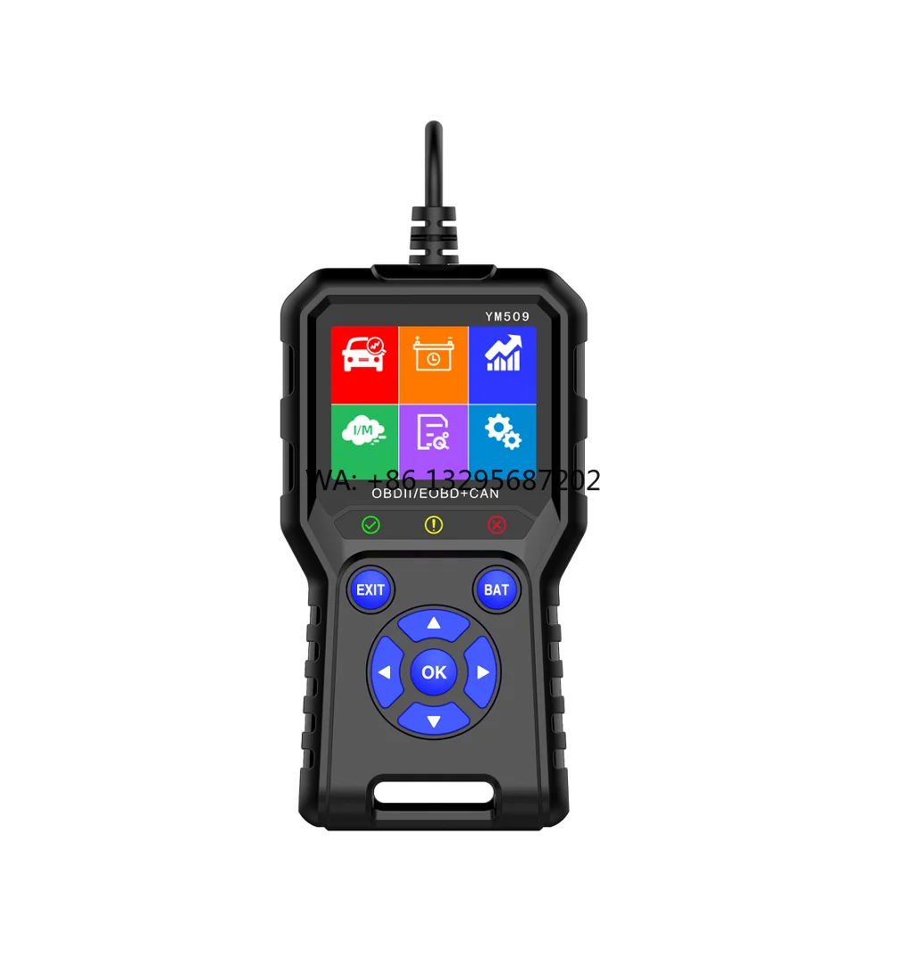 

2025 New YM509 Professional OBD2 Scanner Engine fault Code Reader Full System Scanner for OBD2 Protocol Cars Car Diagnostic Tool