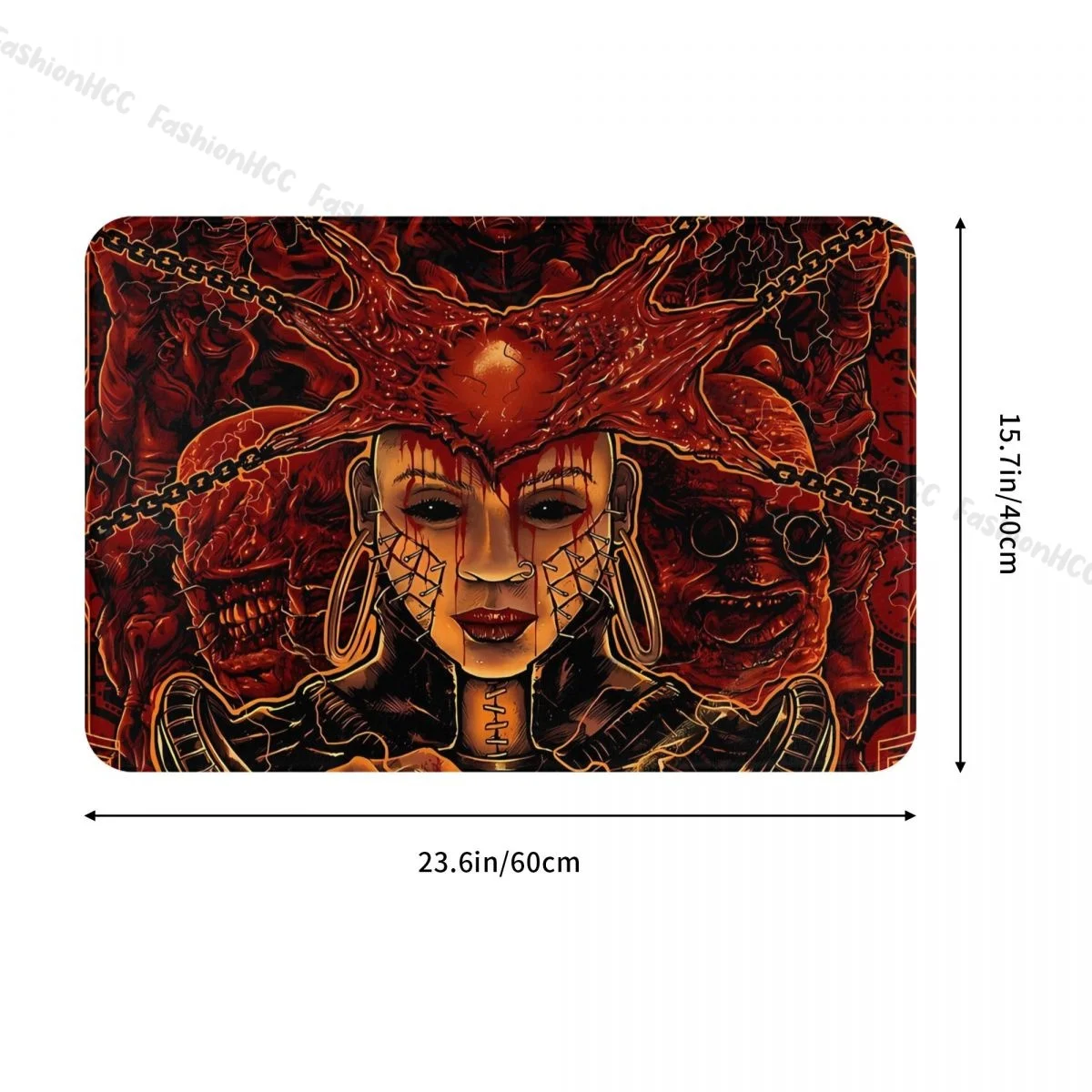 Hellraiser Horror Film Bathroom Non-Slip Carpet Jade The Nightmare Bedroom Mat Welcome Doormat Home Decoration Rug