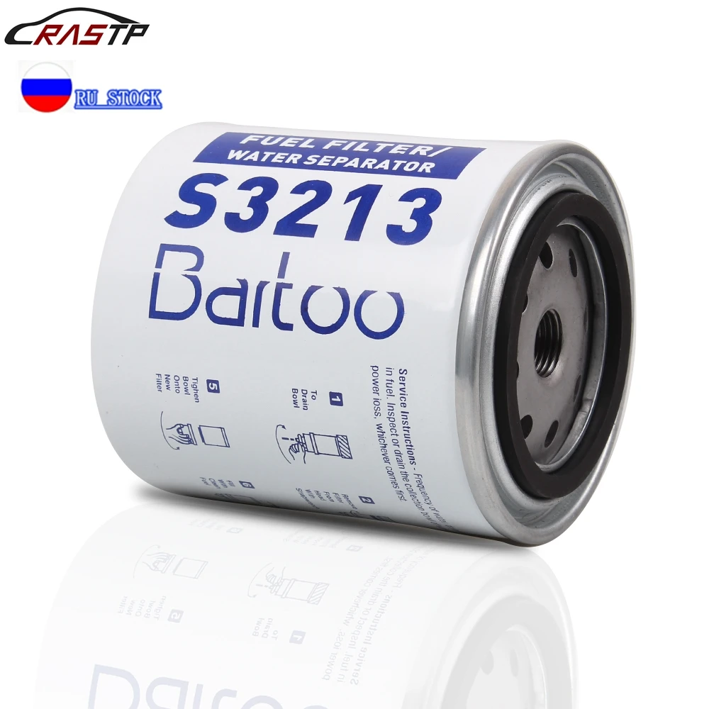 RASTP-S3213 Fuel Filter Water Separator 30 Micron for Mercury Quicksilver OMC Marine Engine Boat  Accessories RS-OFI055