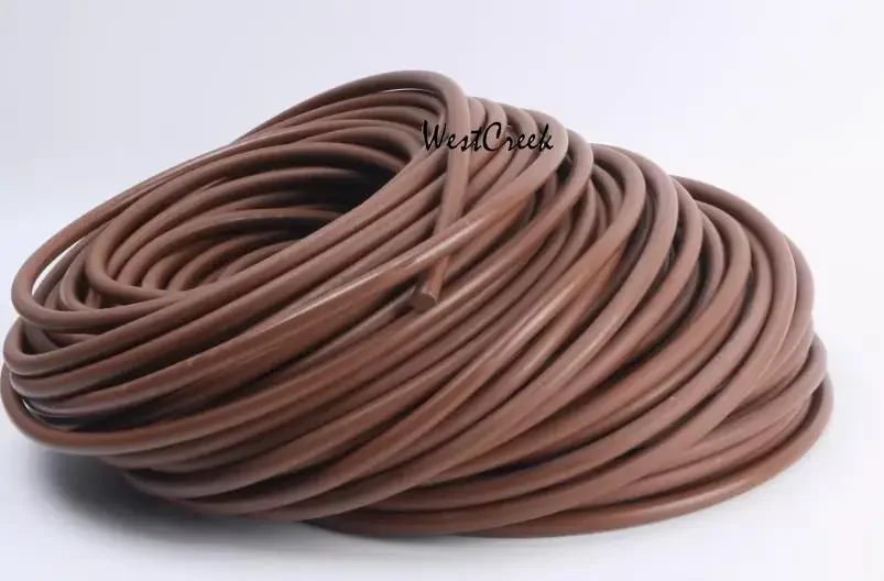 WESTCREEK 2m 16mm 18mm 20mm 22mm brown FKM Sealing strip FPM fluorelastomer brown viton Seal strip fluororubber Fluorous rubber