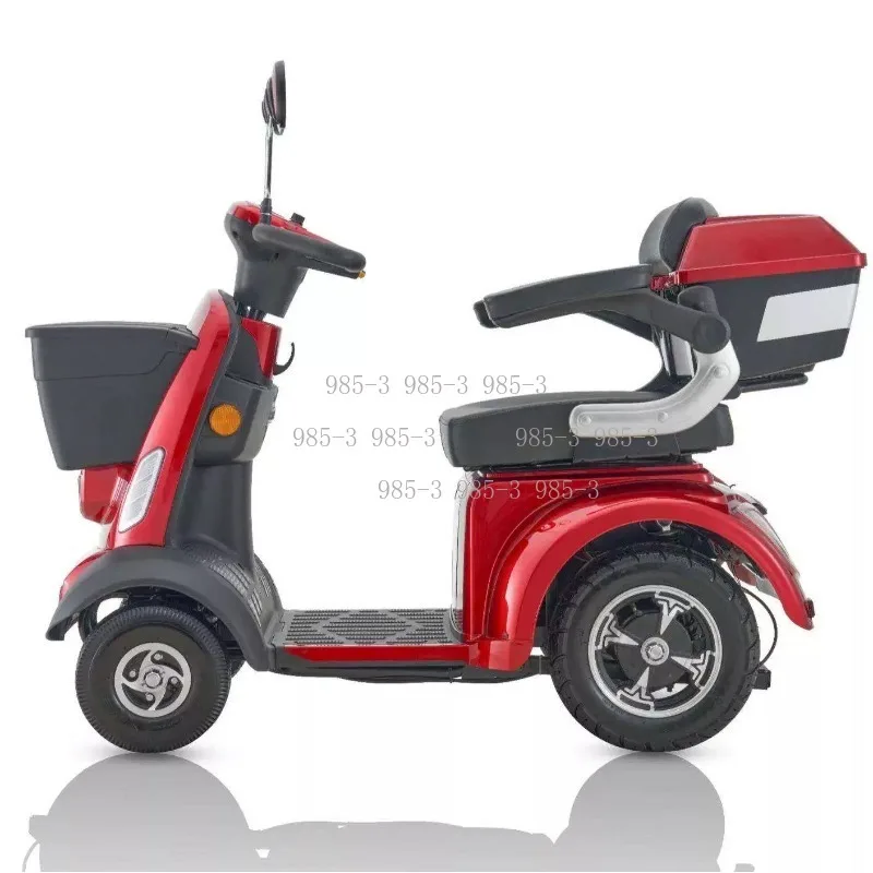 CE-certified Luxury Elderly Outdoor 4 Wheel 1000w 20ah Electric Mobility Scooter With Adjustable Seat