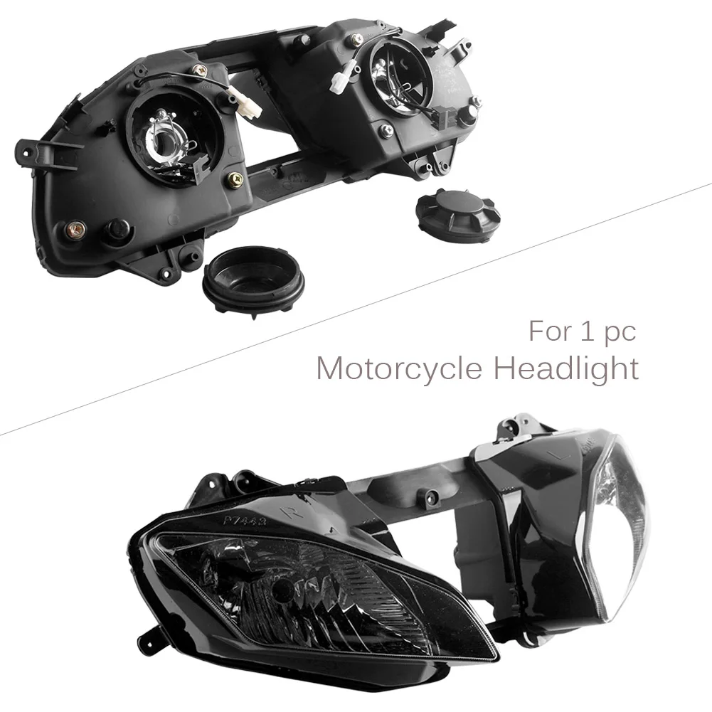 BIKING Coperchio del faro anteriore, coppia di stivali posteriori del coperchio del faro del motociclo compatibile con Yamaha YZF R1/YZF R6/CBR600F/CBR600RR/CBR900RR