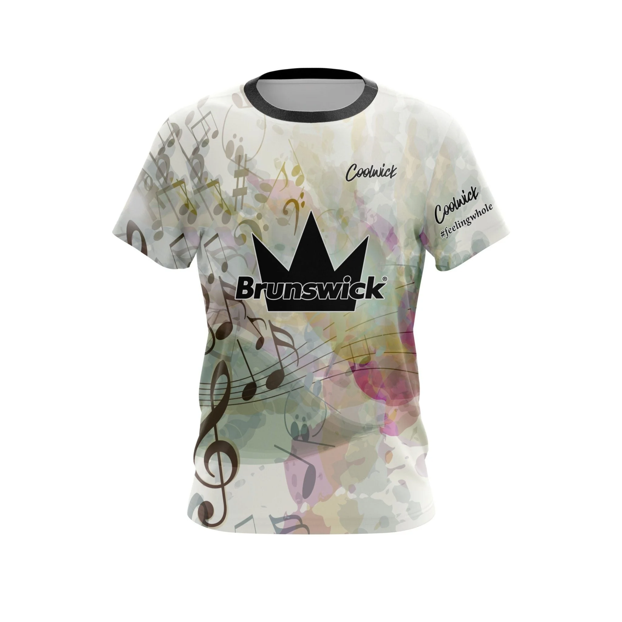 Hot 26 New Men Brunswick Cute Garden Gnome Floral Split Color Bowling Jersey Short Sleeve Performance Sports Tee Family Kids Tee