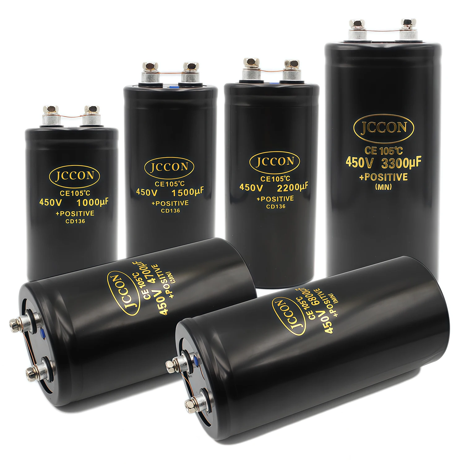 1 szt. kondensator 450V 4700uF 1500uF 1000uF 2200uF 6800uF 3300uF 450V do przetwornicy częstotliwości/inwertera/spawarki, mocowany na śruby