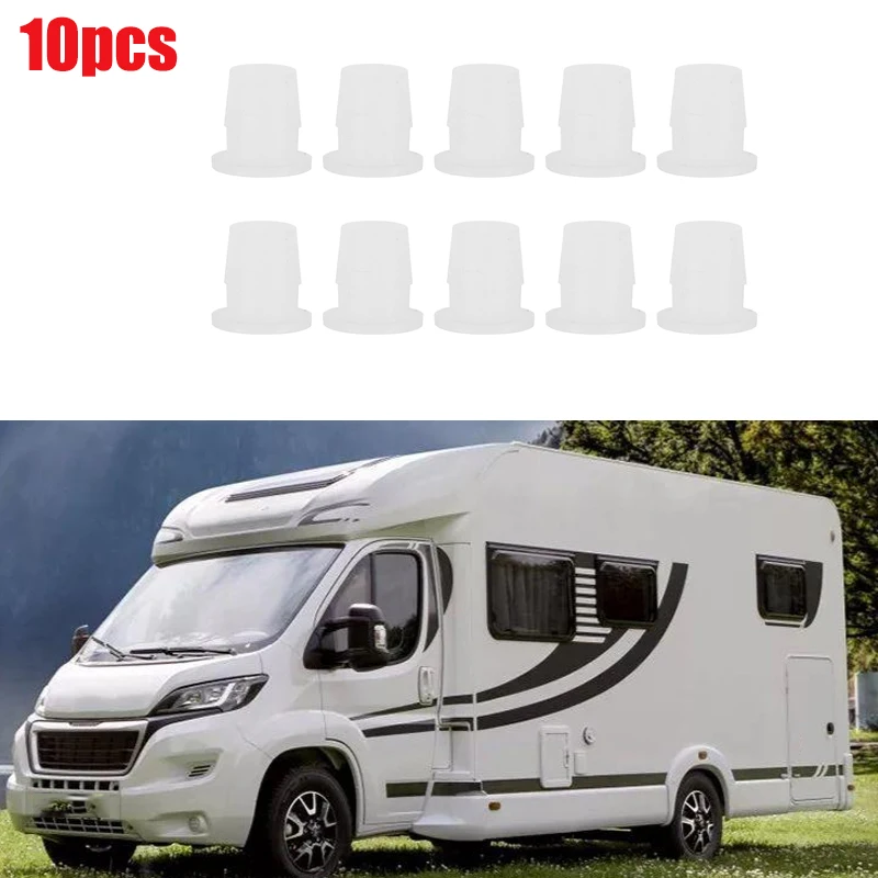 10pc RV Rubber Sealing Plug Motorhome Window Ventilation Bung Plug Seal Rubber Polyplastic Improved Design Sealing Plug Parts