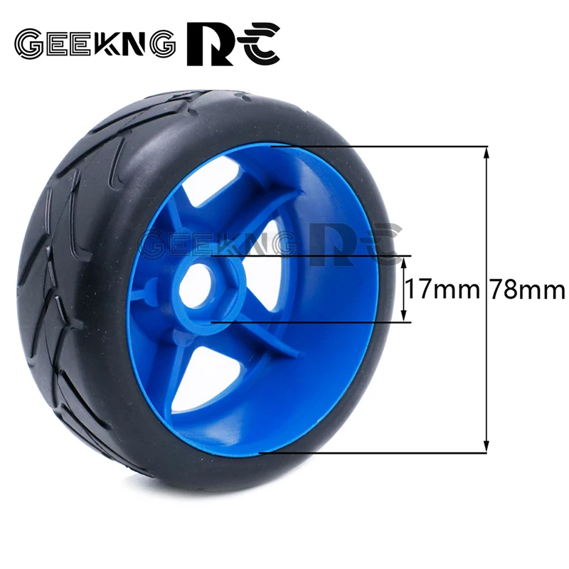 105mm 1/8 RC Off-Road Buggy Tires Wheel 17mm Hex for ARRMA Traxxas Redcat Team Losi Kyosho VRX HPI WR8 HSP Hobao 1:8 RC Car