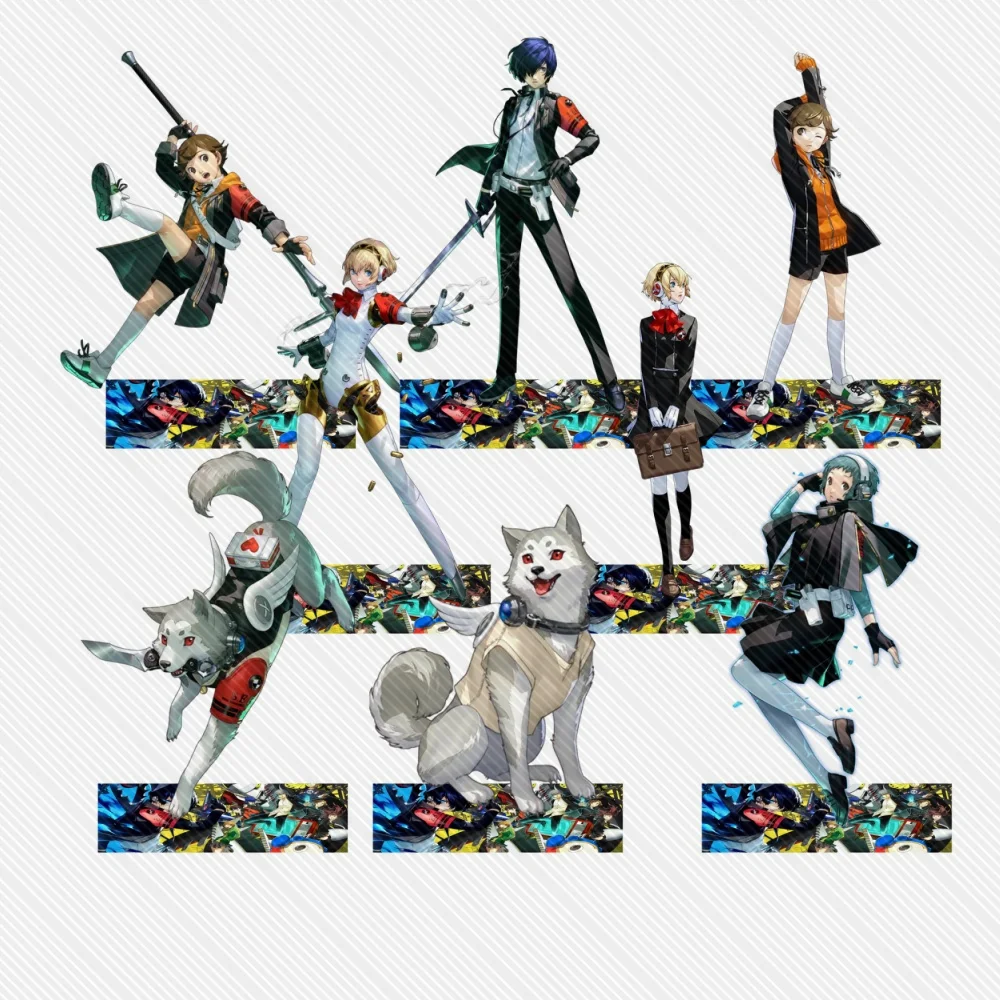 15CM Hot Game Color Your Night Acrylic Stand Model Keychain Characters Ornament Accessories Goods Christmas Gifts