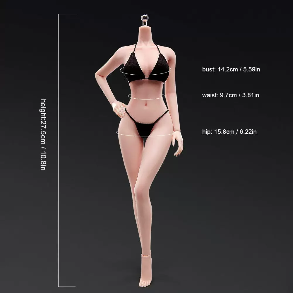 In Voorraad 1/6 Schaal Super Flexibele Vrouwelijke Naadloze Lichaam T302/303/305/306/AB001/T307 voor 12 ''Soldaat Action Figure Poppen Decor