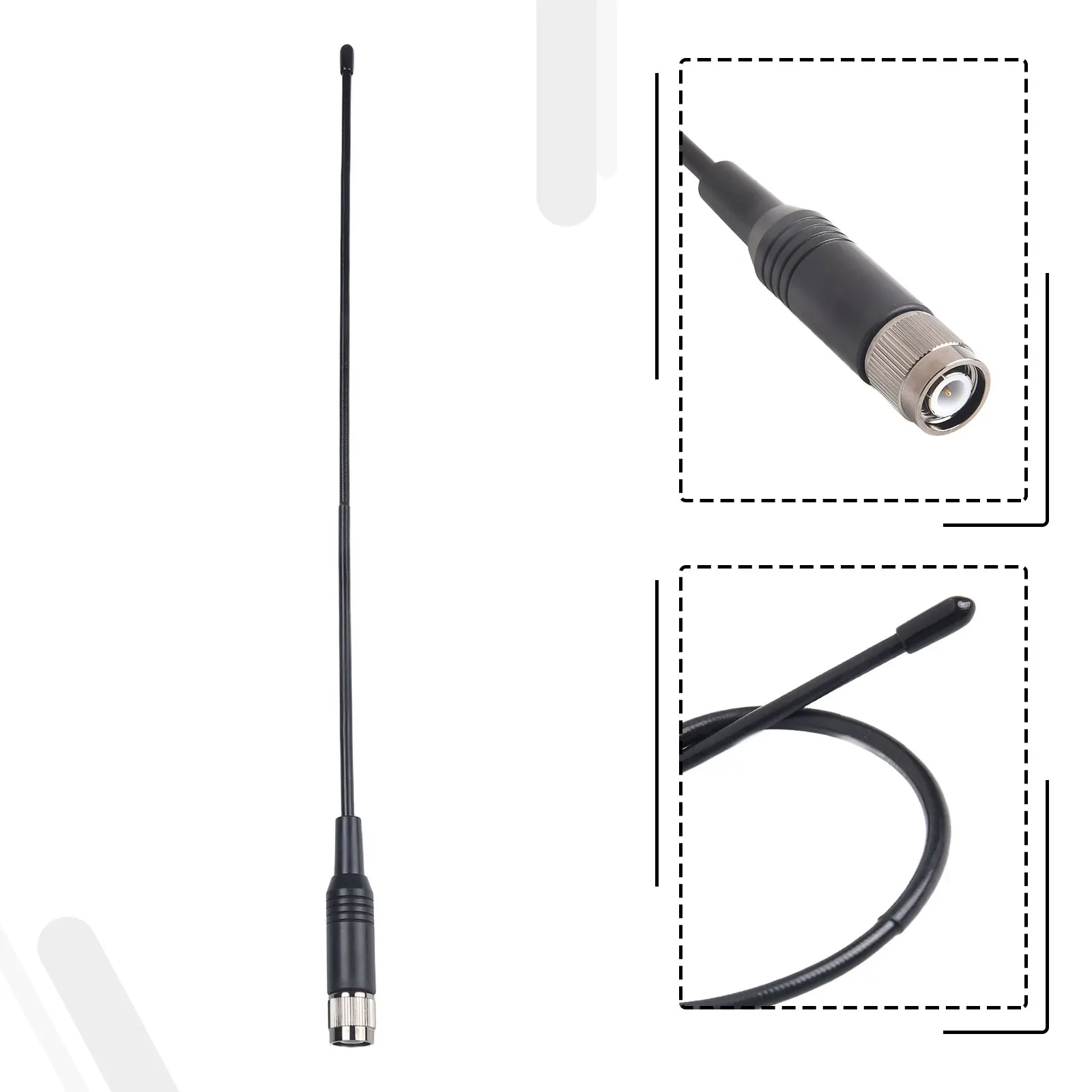 433 MHz TNC Male UHF Antenna for Walkie Talkies Transceivers Garage Door Receivers and For Omni Signal Reception