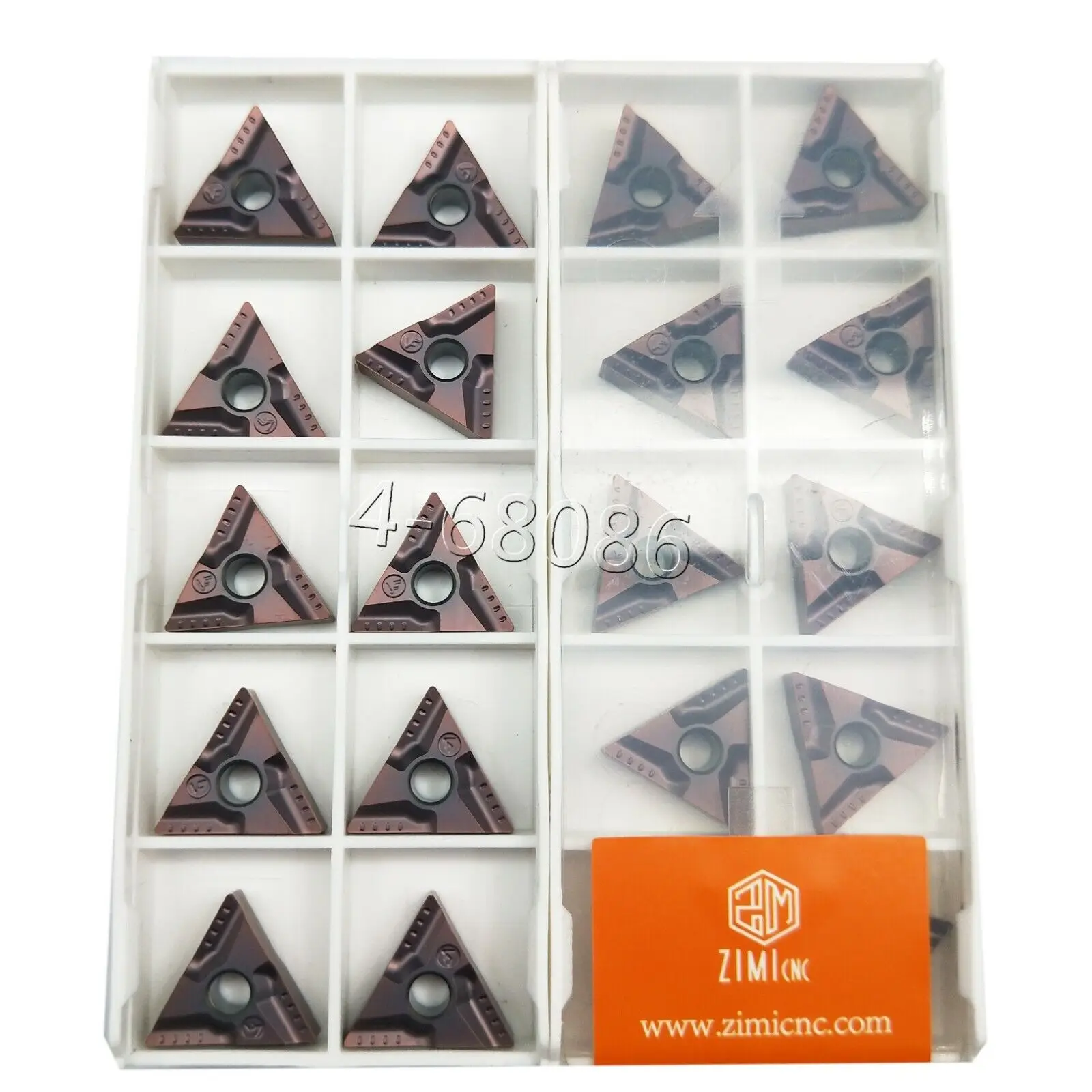 10 buah/5 buah TNMG160404R-VF TNMG331 sisipan bubut karbida sisipan putar untuk baja tahan karat