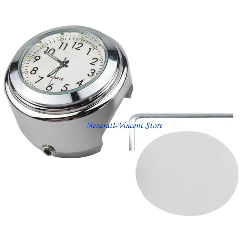 A70F Motorcycle Handlebar Watch Handlebar Mount Clock Watch Part with Wrench