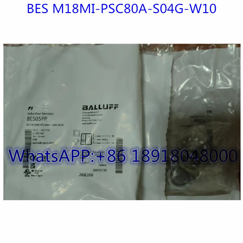 

Совершенно новый датчик приближения BES M18MI-PSC80A-S04G-W10 BES05PP, быстрая доставка