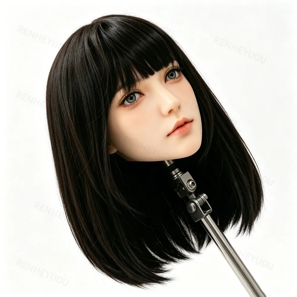 

1:1 Lifelike Silicone Head Model Soft Sculpture M16 Connector For Action Figure Custom Head Replacement Parts