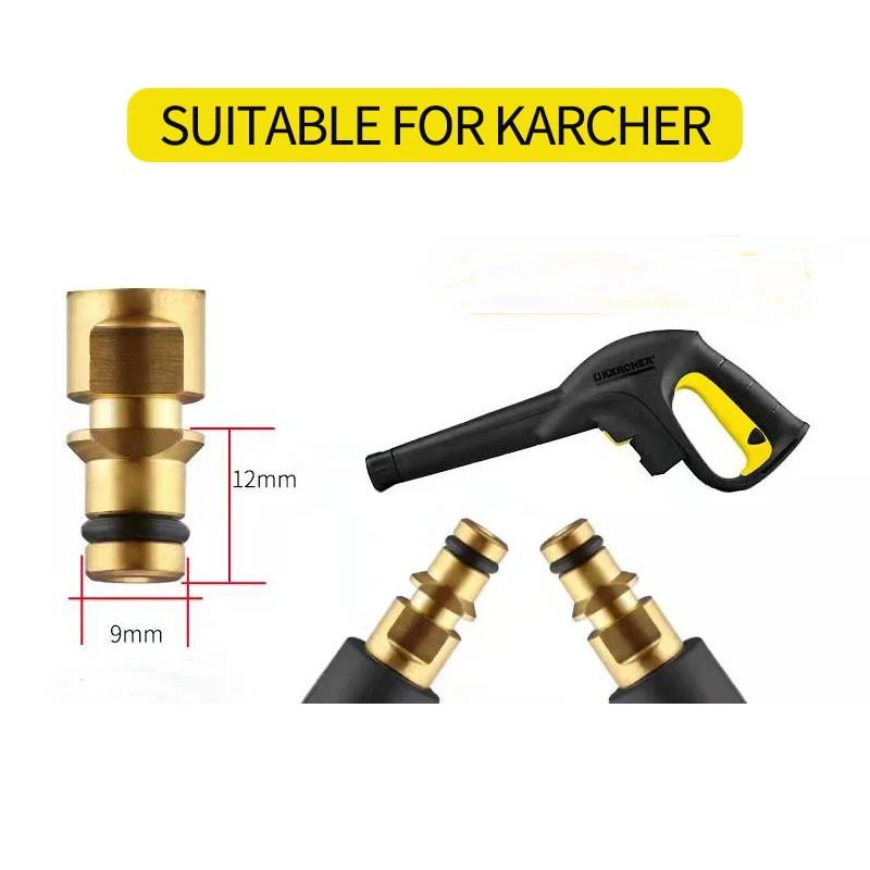 Car Wash Accessories High Pressure Washer Hose Pipe For Karcher With Extension Joint Connect High Pressure Wash Gun Machine