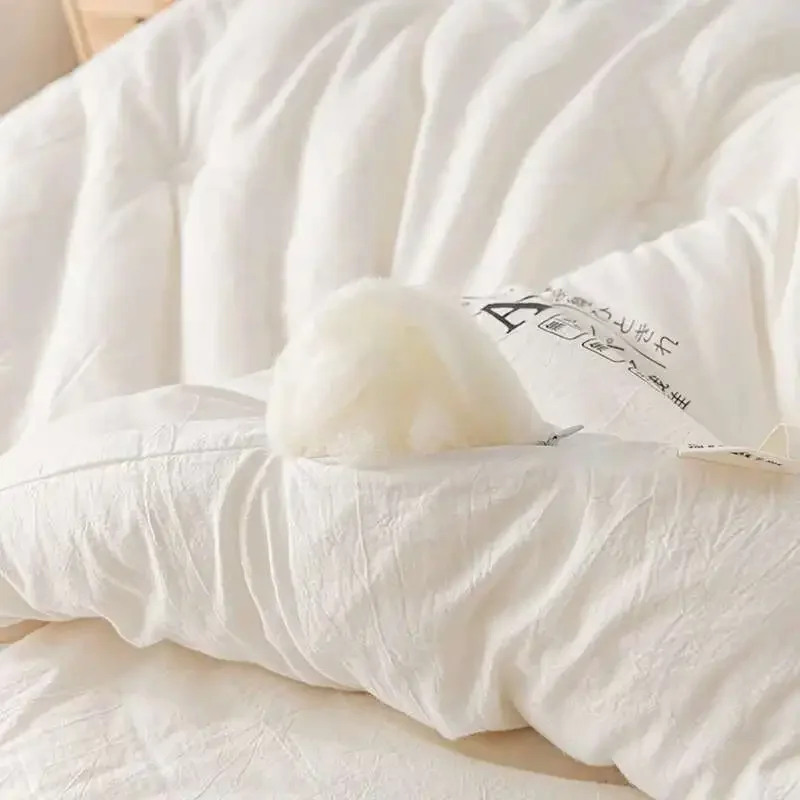 جودة ألياف فول الصويا ملء لحاف غرزة الربيع الصيف لحاف 100% نسيج القطن اللحف المعزي بطانية واحدة مزدوجة