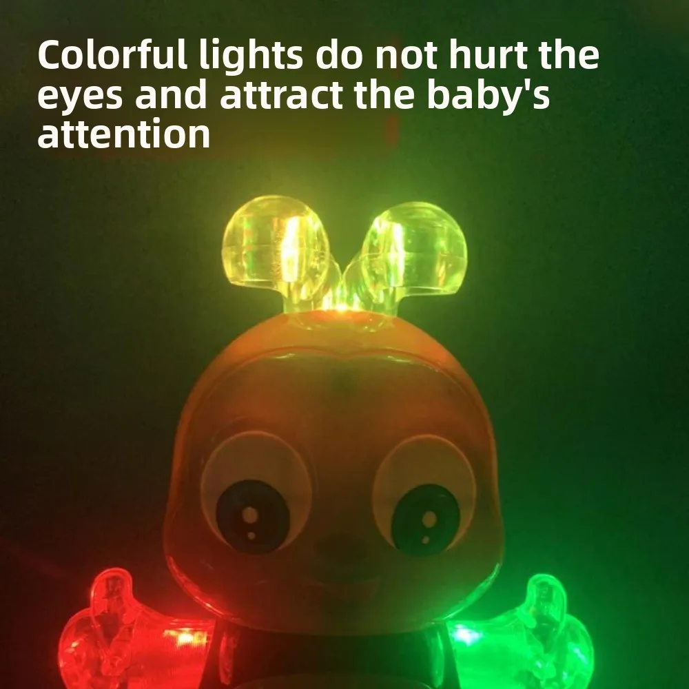 ของเล่นผึ้งมีเสียงเพลง มีไฟ LED ของเล่นเสริมพัฒนาการ ของเล่นดนตรีแบบอินเทอร์แอคทีฟ เหมาะสำหรับเป็นของขวัญ