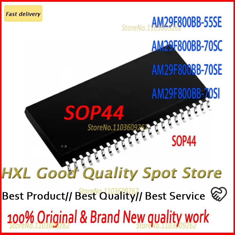 Original Genuine  10PCS/LOT AM29F800BB-55SE AM29F800BB-70SC AM29F800BB-70SE AM29F800BB-70SI  AM29F800BB AM29F800 SOP44