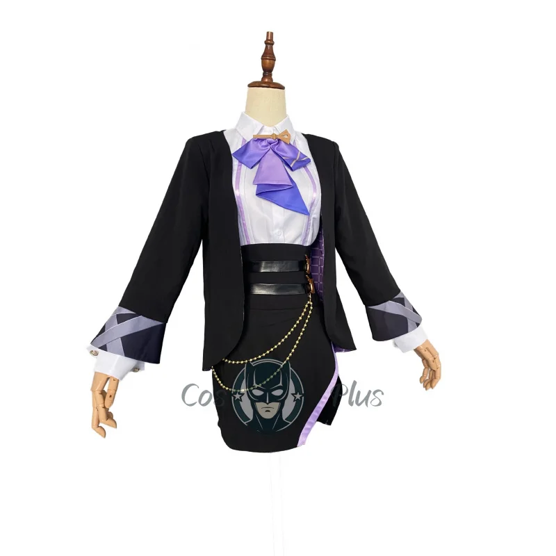 أزياء Clorinde التأثيرية Co-luckin Coffee Outfit Genshin Impact Roleplay Halloween Christmas Carnival Comic Con Party