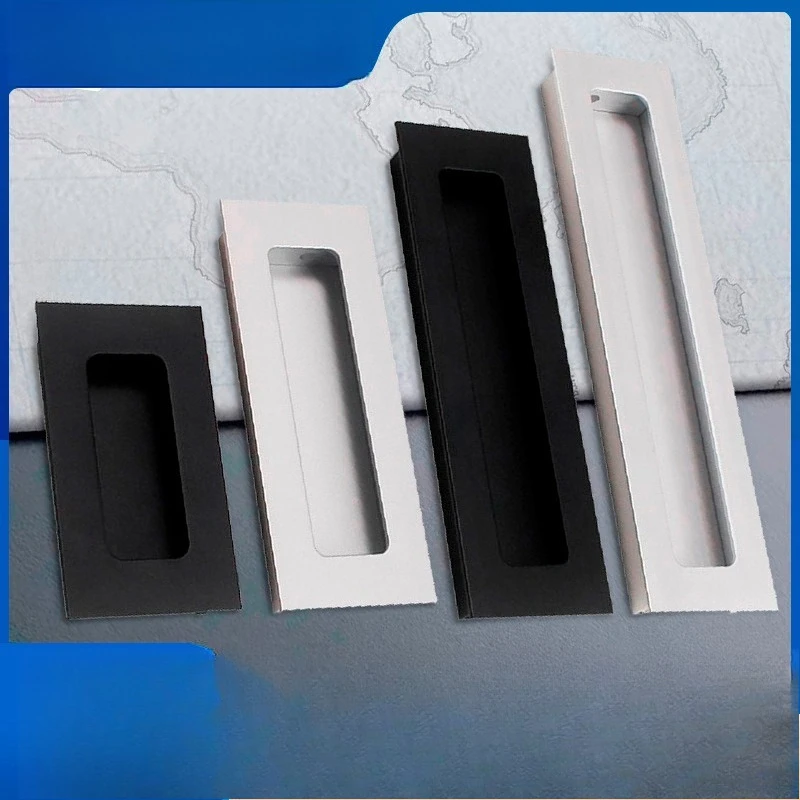 

Black Recessed Handle for Drawer Cabinet Wardrobe Hidden Slot Pull Invisible Handle