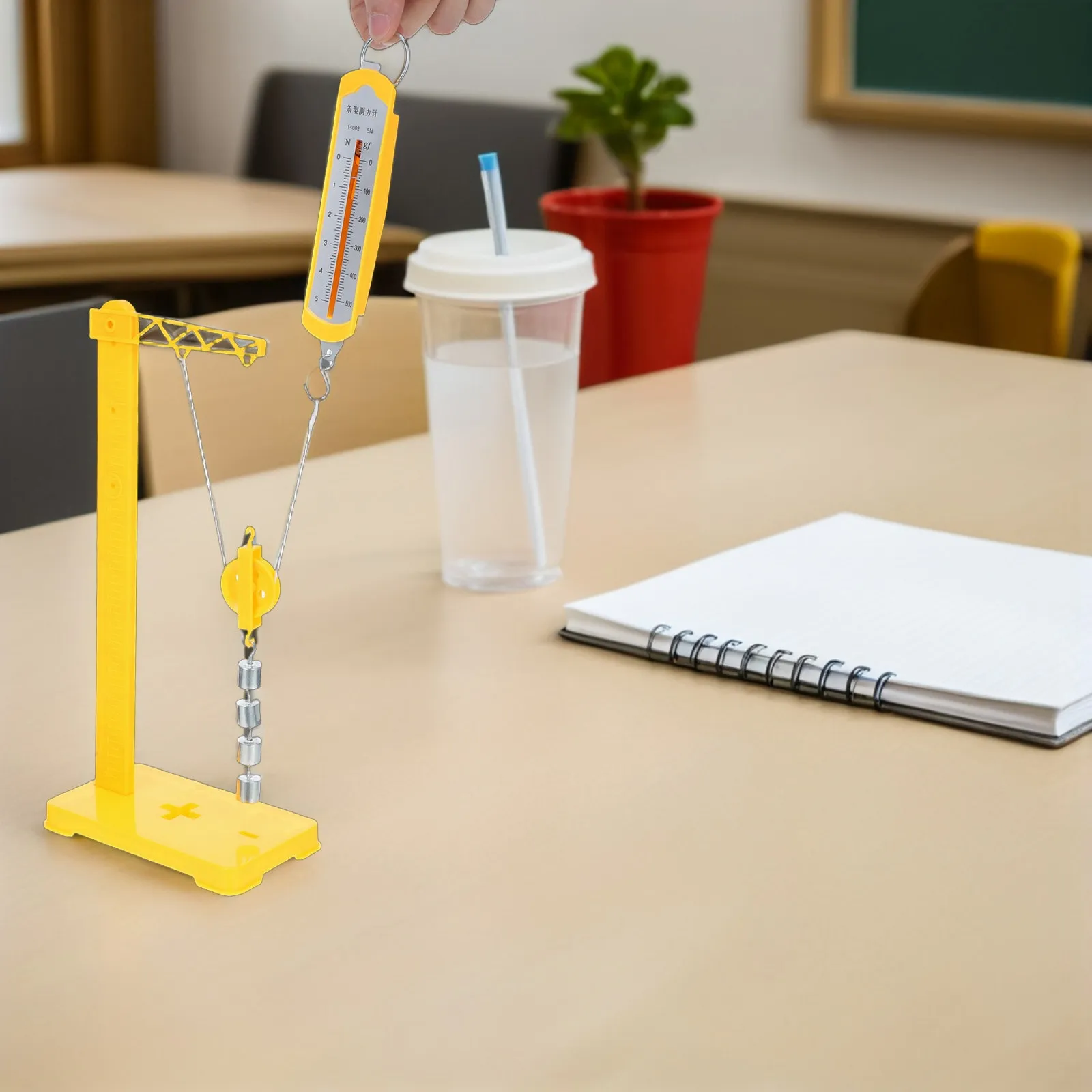 Physics Mechanics Exploration Kit High Precision Pulley Lever Teaching Aid for Classroom Science Experiments Educational Pulley
