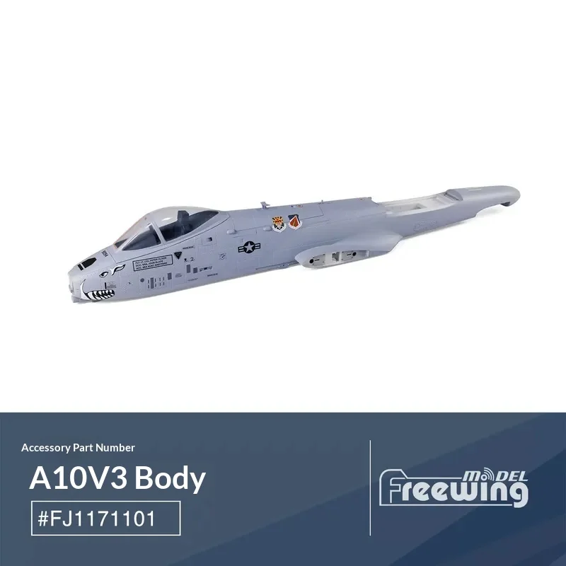 Freewing Dual 64mm A-10 V3 Original Accessories（1） Body Main Wings Flat Tail Vertical Tail Cabin Landing Gear Missile