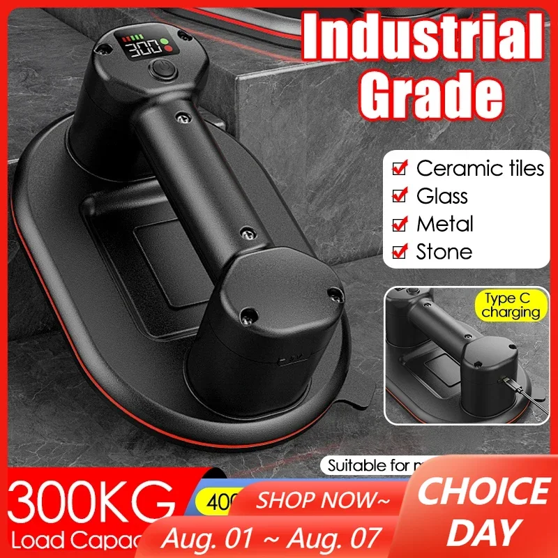 300kg-load-industrial-grade-electric-vacuum-suction-cup-heavy-duty-vacuum-lifter-for-granite-tile-glass-stone-4000mah-battery