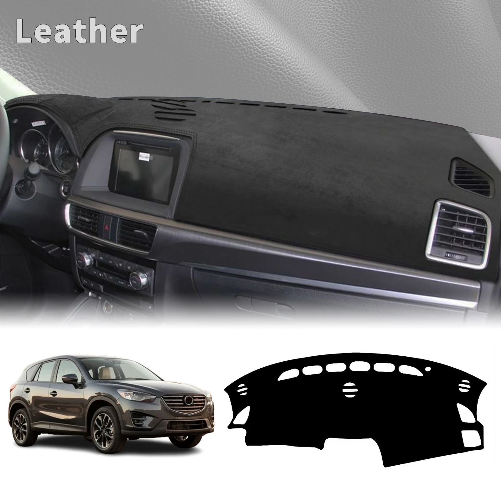 

fit for Mazda CX-5 CX5 2013 2014 2015 2016 Dashmat Dashboard Cover Pad DashMat Sunshade Protective Carpet Car Accessories