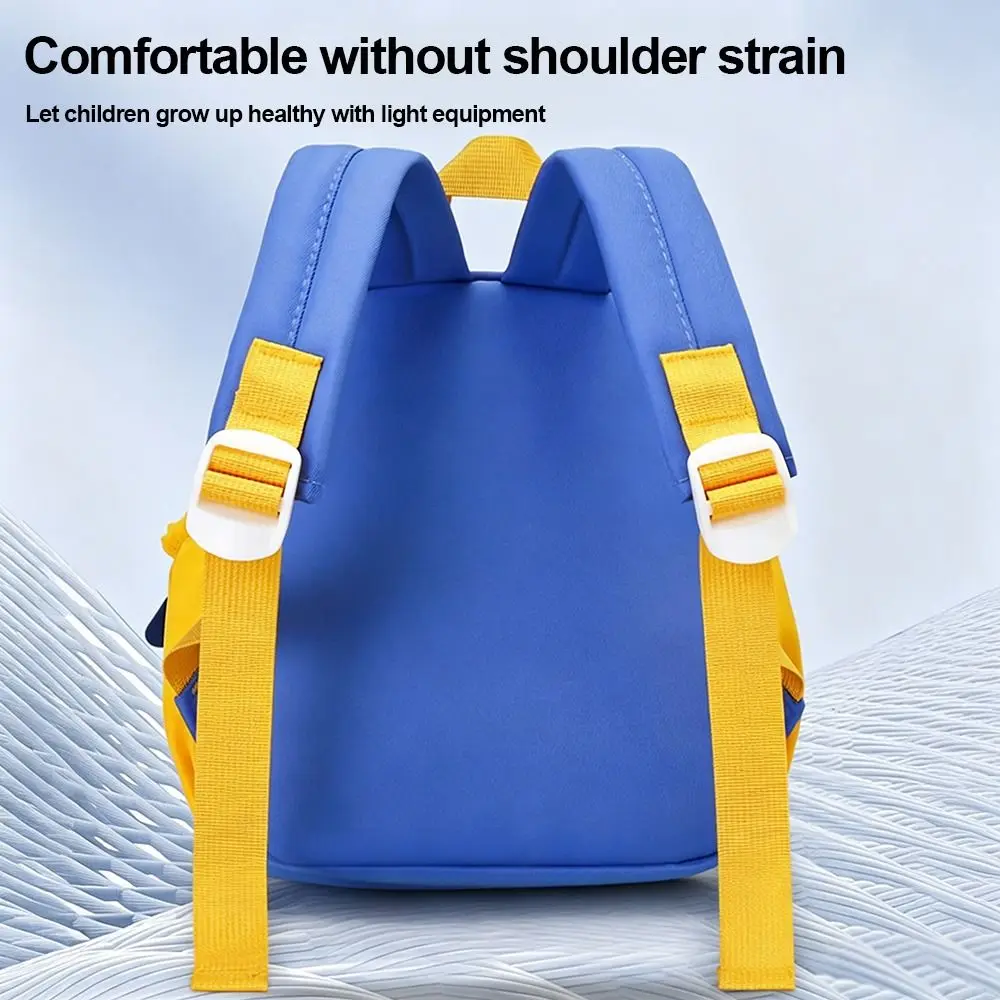 Mini Toddler Backpack for Boys Water Resistant Alleviate Burden Backpack Cartoon Excavators Widen Straps Preschool Backpack