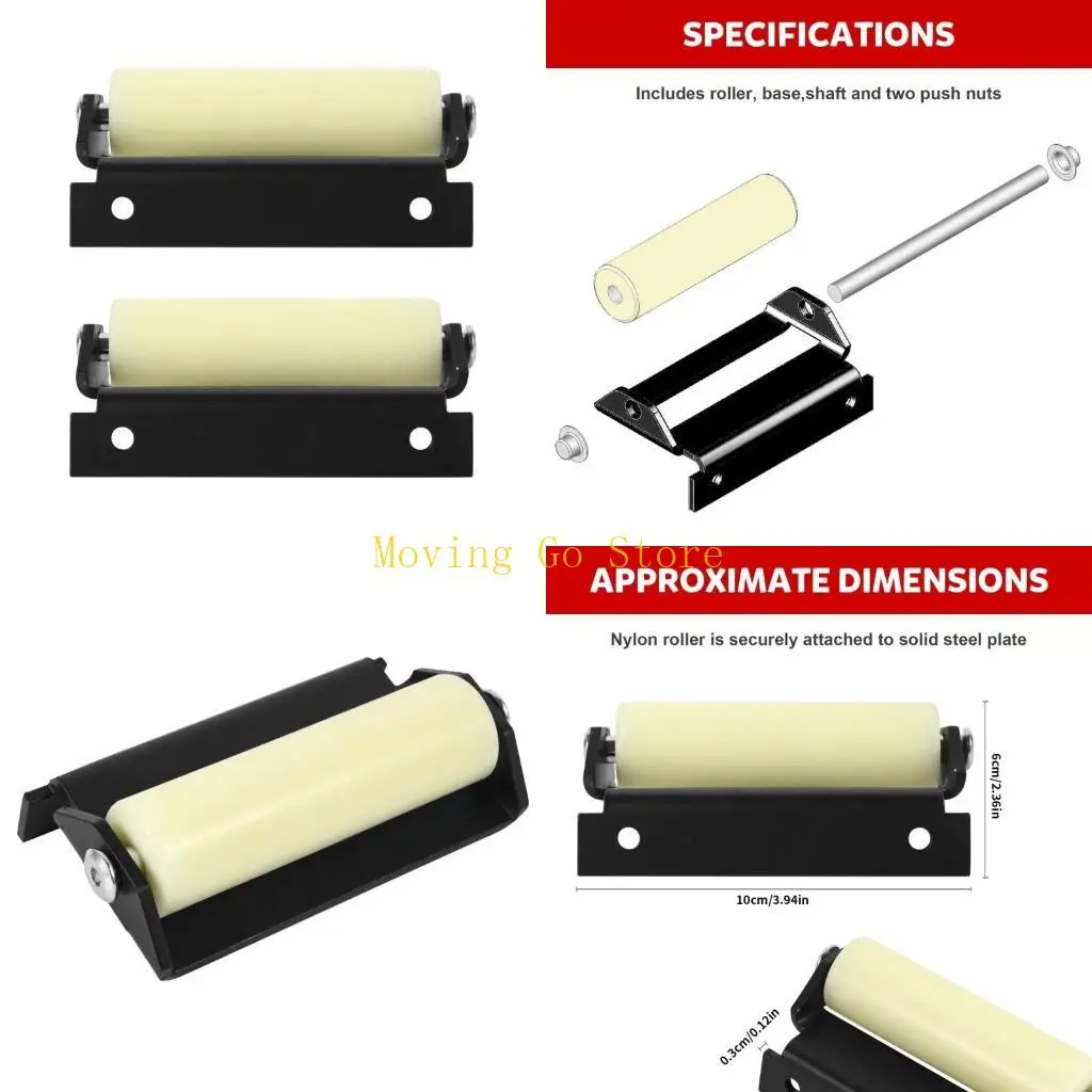 

B5XD 2pcs Rubber Roller Set Sold Plate Plate Roller