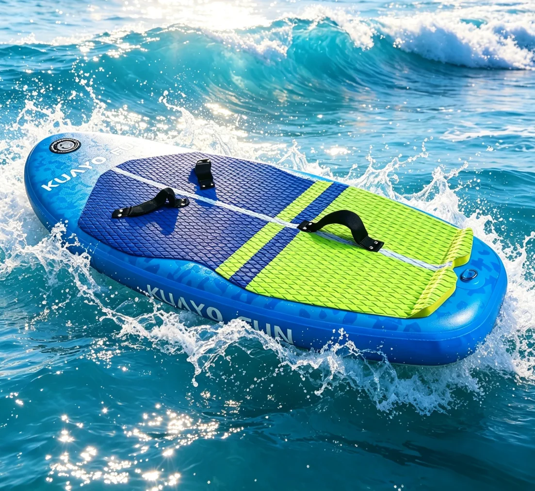 

Надувная карбоновая доска для серфинга с гидрофойлом 110L/140L, синяя, из ПВХ, с технологией Wire Drawing, для водных видов спорта и серфинга