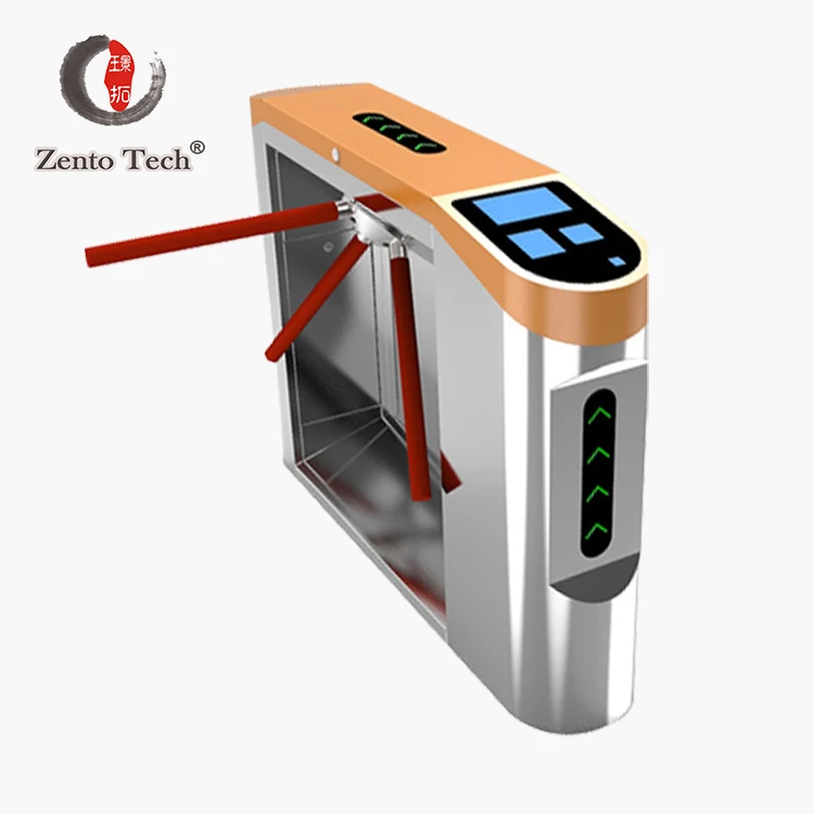 Factory Price 304 Stainless Steel Fully Automatic Face Recognition RFID Card Access Control System Tripod Turnstile for Office