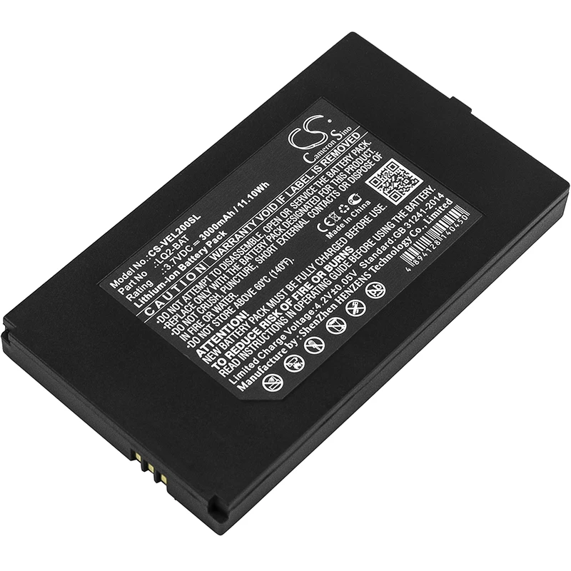 Cameron Sino 3000mAh Battery For Vernier LabQuest 2  LabQuest Stream  Go Direct  SpectroVis LQ2-BAT  Plus Spectrophotometer