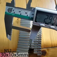 N52 30x10x5 30x15x5 Magnet Block Super Strong  Magnetic Bar Standard Search Customised Strong Generate Scooter Spin