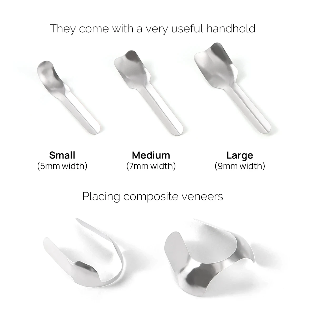Dental Anterior Matrices Proximal Strips 1.387 1.387A 1.388 1.523 1.888 Contoured Metal Matrix Bands Stainless Steel