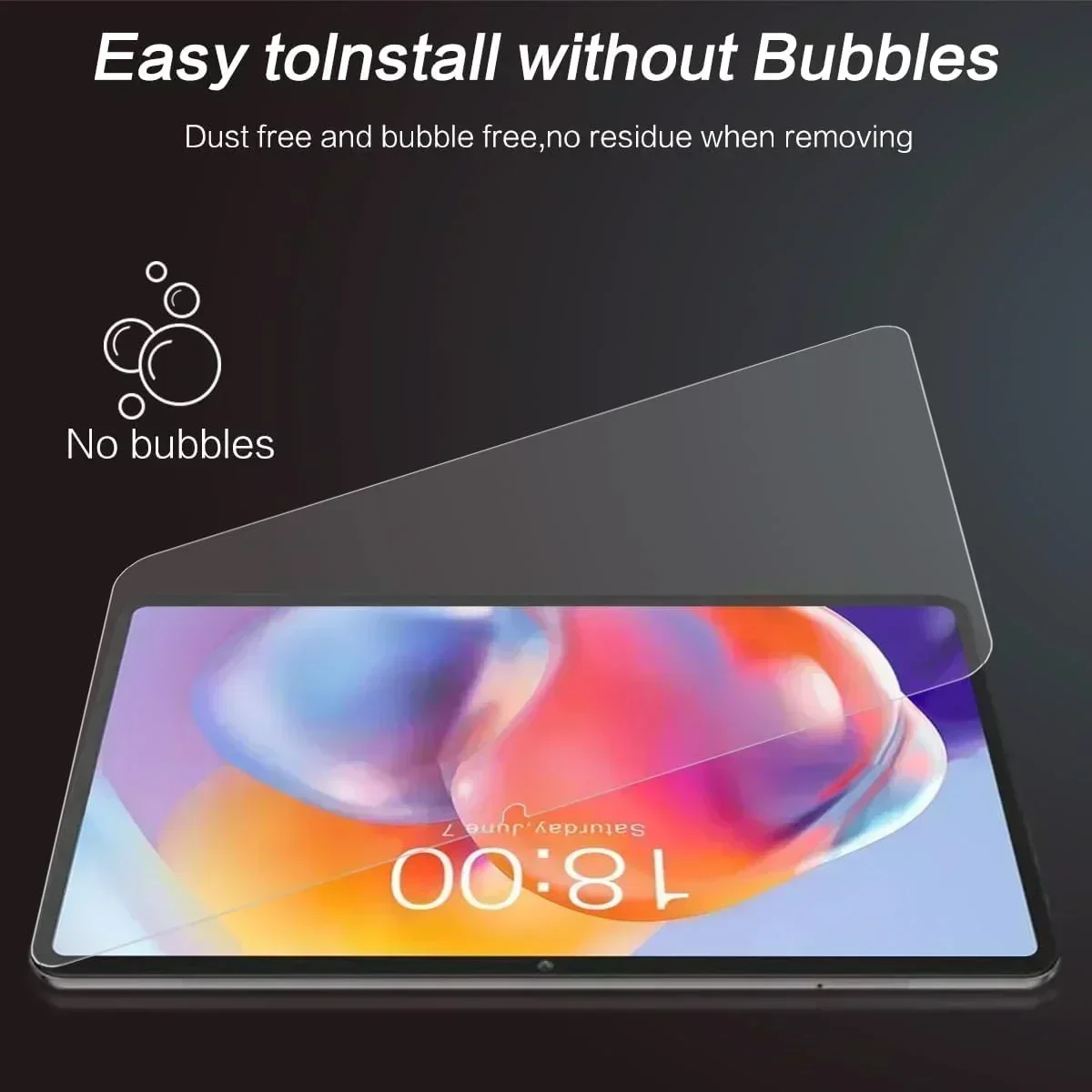 9H Tempered Glass Screen Protector For Teclast P40HD 10.1 Inch 2022 Tablet Bubble Free Ultra Clear Protective Film
