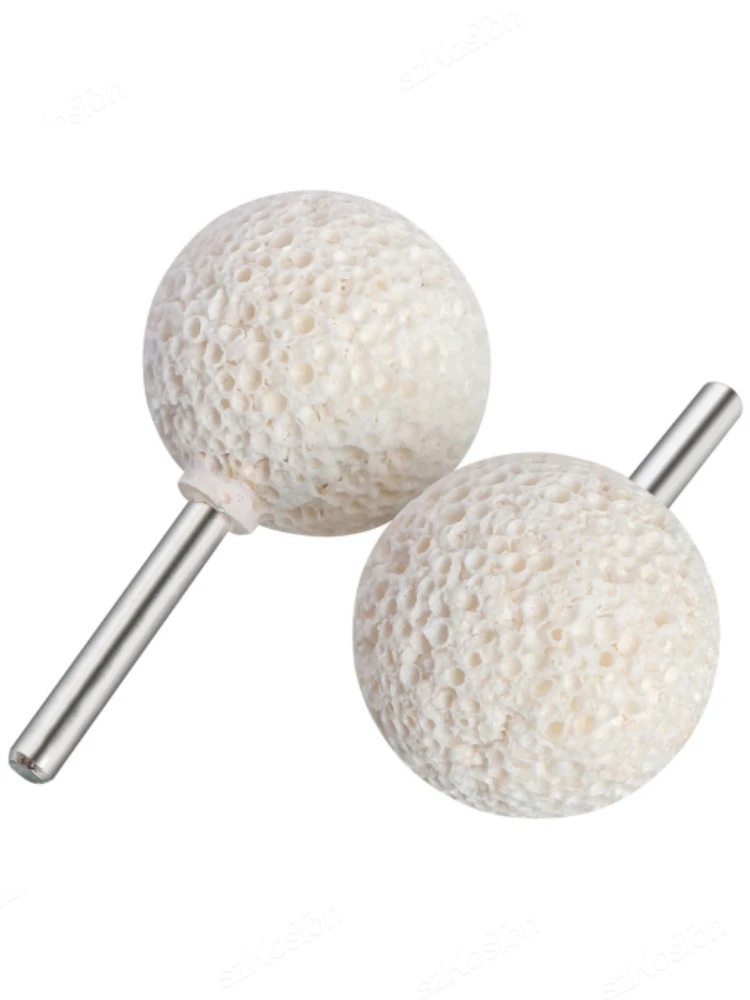 Tête de meulage de pneus de voiture 40mm, 1 pièce, boule Abrasive, brosse de crevaison, tampon de polissage, tige de balle de Golf, outil de réparation de pneus, accessoires