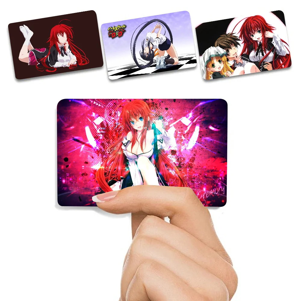 High School DxD Anime Front Cover Film Sticker Skin For Credit Debit Card Small Large Chip