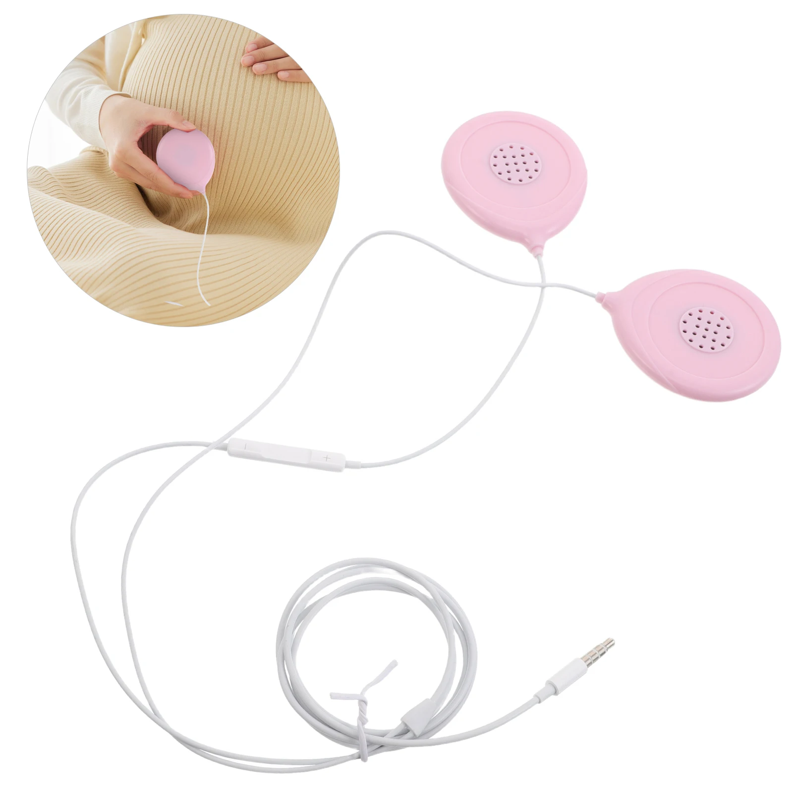 

1 set 1 Set Prenatal Music Player Bump Fetal Pregnancy Maternity Audio Headphones Belly Amplifiers Shared Listening Compact