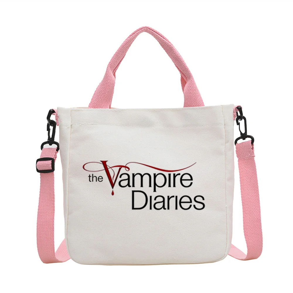 the Vampire Diaries tote bag bolsas de tela foldable sac cabas personnalisable canvas  femme