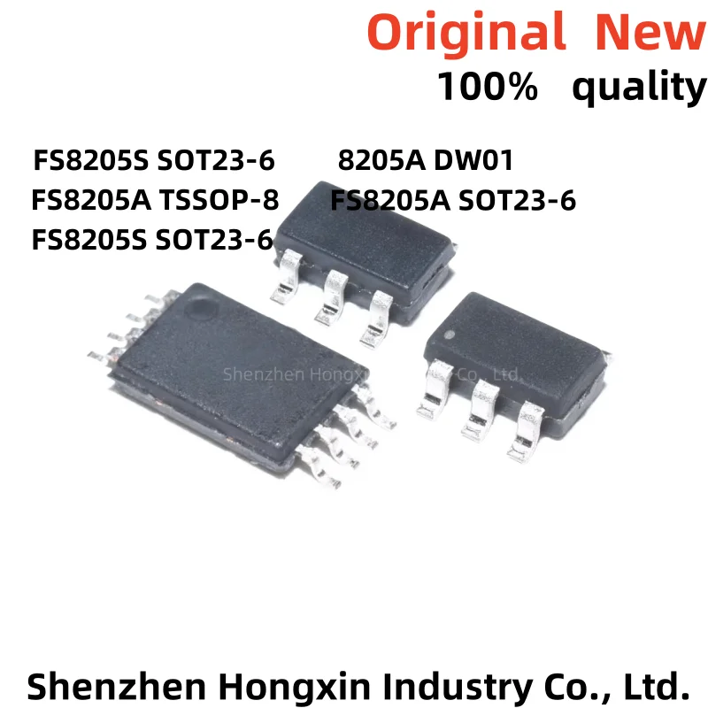 

20pcs FS8205A TSSOP-8 FS8205S DW01A SOT23-6 FS8205 DW01 8205 SOT-23 8205A 8205S SMD Lithium Battery Circuit Protection Chip
