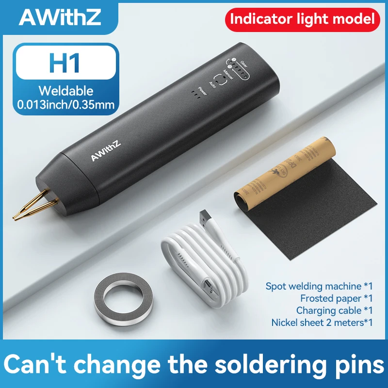 AWithZ Portable Spot Welder DIY Handheld Spot Welding Machine 90 Gears Adjustable Spot Welding for 18650 Lithium Battery image 3