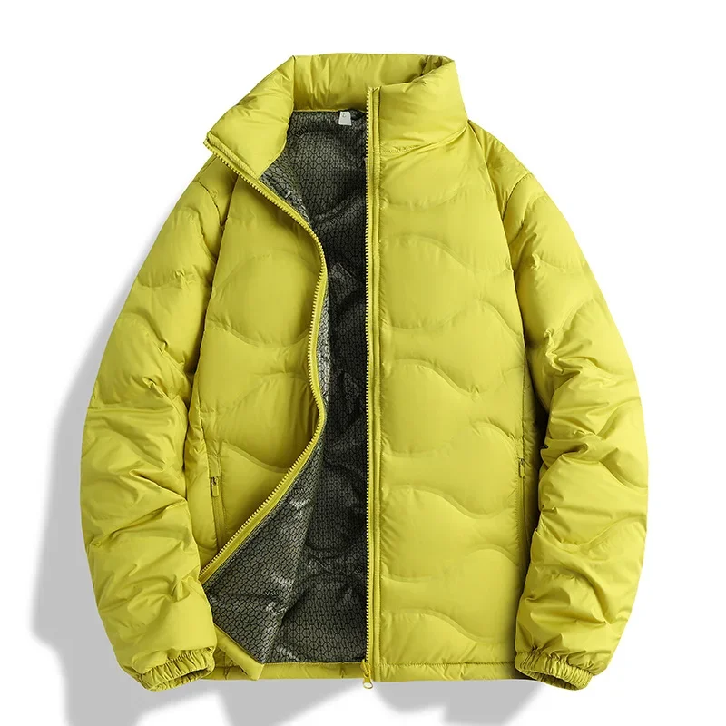 軽量ダウンジャケットメンズ秋冬新スタイルホワイトダックダウン暖かいアウターウェアカップルカジュアルトップ