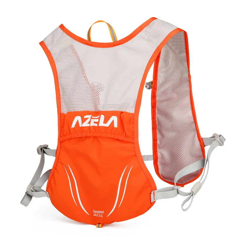 Tas Ransel Hidrasi Olahraga Luar Ruangan untuk Ultra Running, Bersepeda, Maraton, Vest, Tas Selempang Ganda, Kantong Pembawa Air