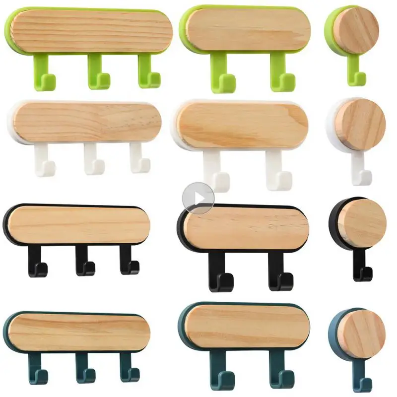 Self-Adhesive Wall Hooks For Hanging Keys Clothe Hanger Multi-Purpose Door Robe Hook Coat Rack Towel Holder Bathroom Accessories